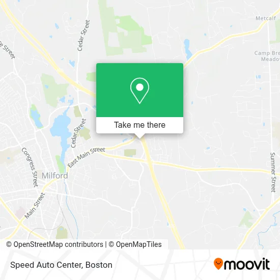 Speed Auto Center map
