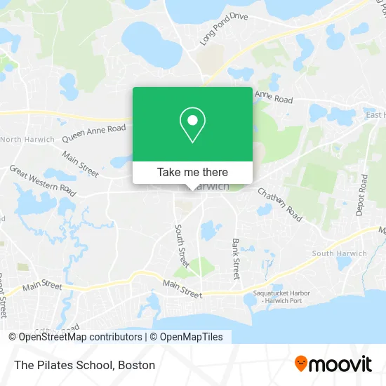 The Pilates School map