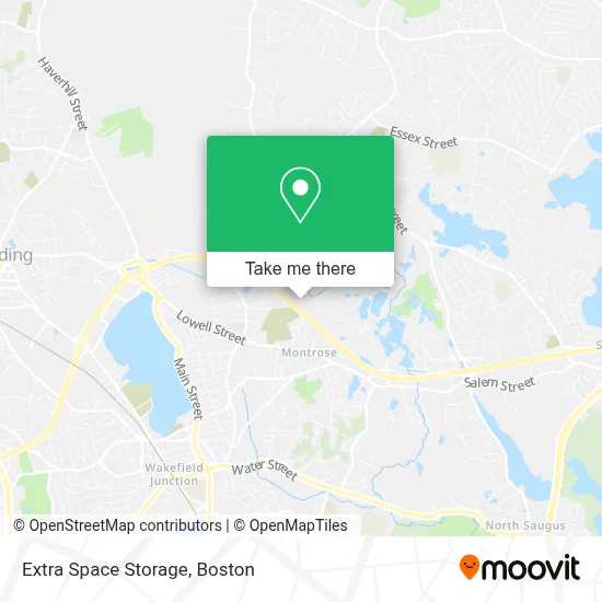 Extra Space Storage map