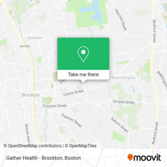 Gather Health - Brockton map