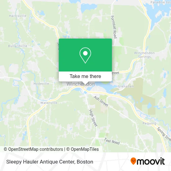 Sleepy Hauler Antique Center map