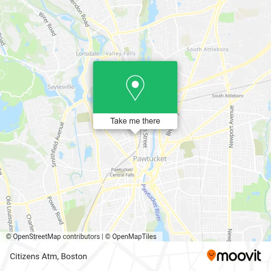 Citizens Atm map