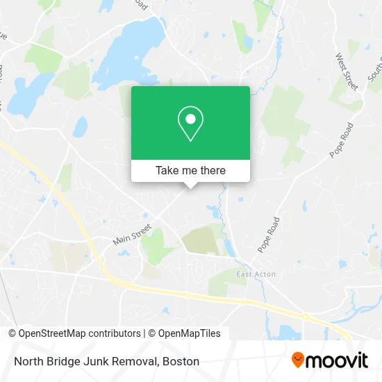 North Bridge Junk Removal map