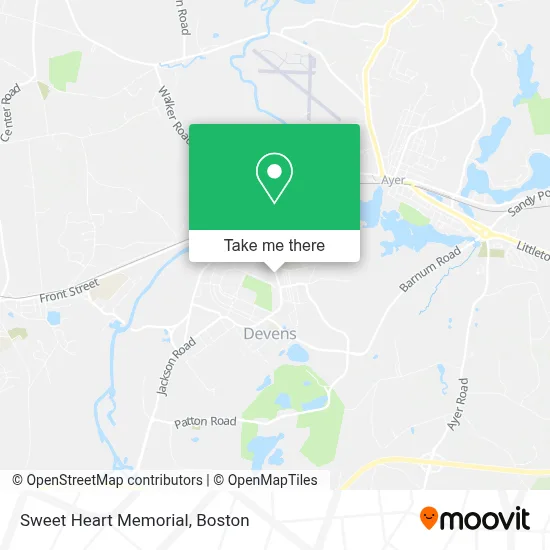 Sweet Heart Memorial map