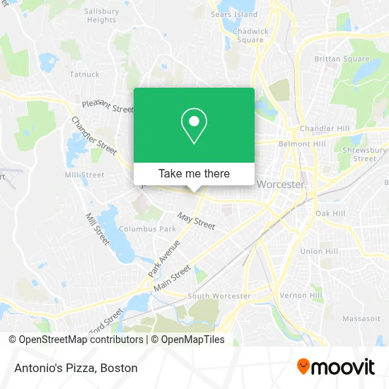 Antonio's Pizza map