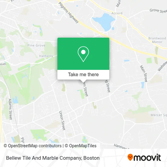 Bellew Tile And Marble Company map