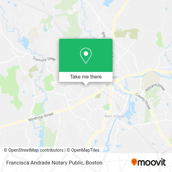 Francisca Andrade Notary Public map