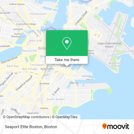 Seaport Elite Boston map