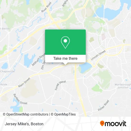 Jersey Mike's map