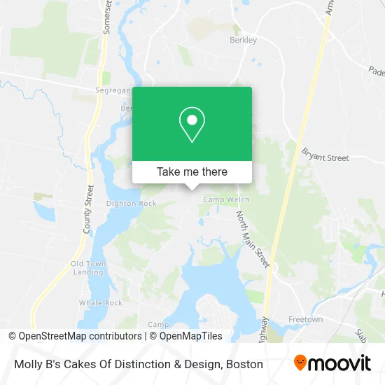 Molly B's Cakes Of Distinction & Design map