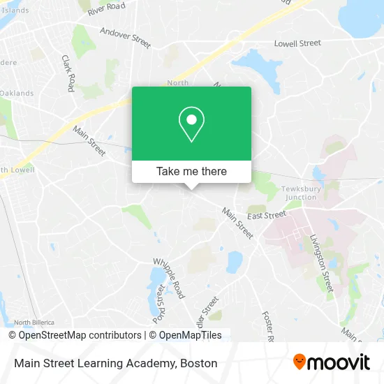 Main Street Learning Academy map