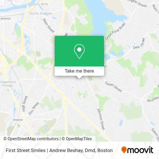 First Street Smiles | Andrew Beshay, Dmd map