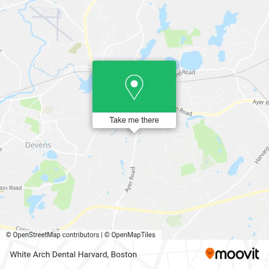 White Arch Dental Harvard map