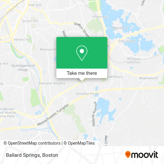 Ballard Springs map