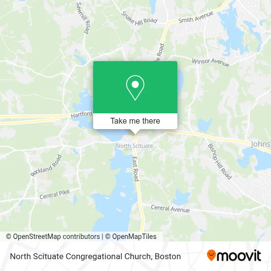 North Scituate Congregational Church map