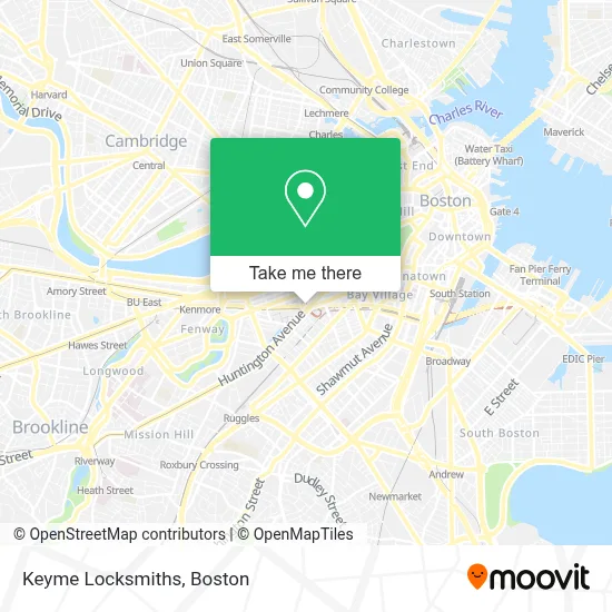 Keyme Locksmiths map