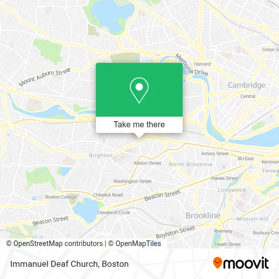Immanuel Deaf Church map