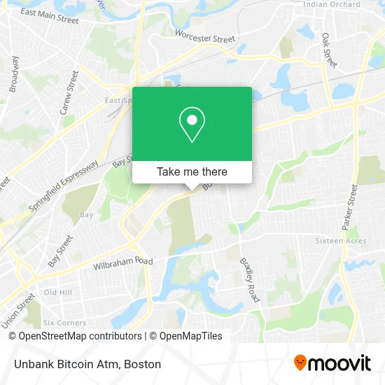 Unbank Bitcoin Atm map