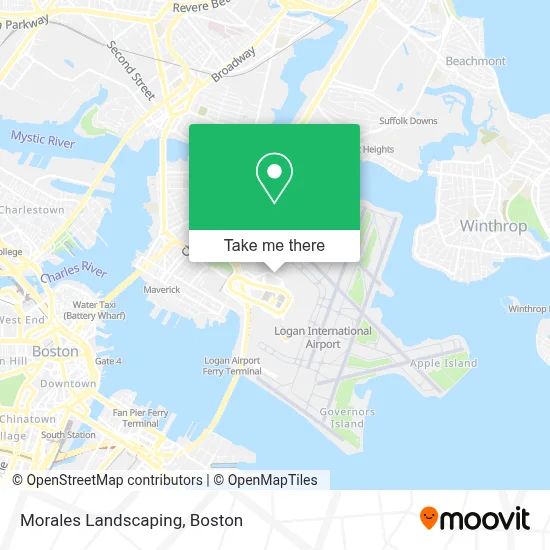 Morales Landscaping map