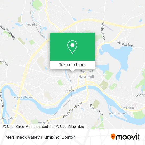 Merrimack Valley Plumbing map