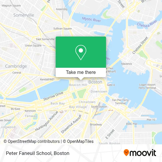 Peter Faneuil School map