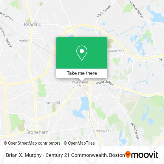 Brian X. Murphy - Century 21 Commonwealth map