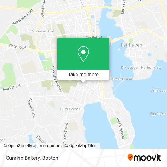 Sunrise Bakery map