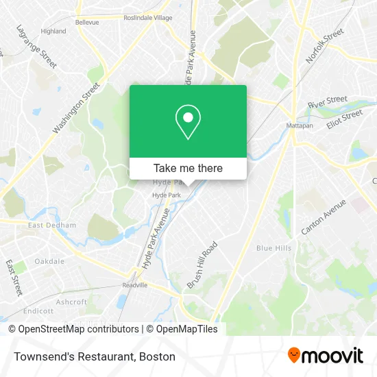 Townsend's Restaurant map
