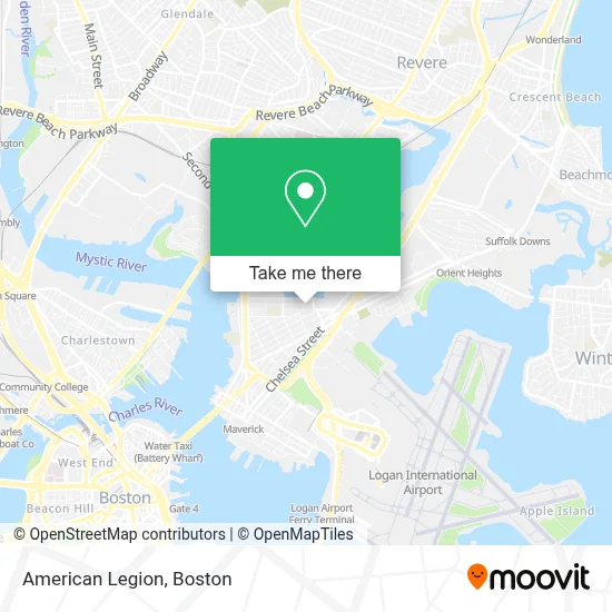 American Legion map