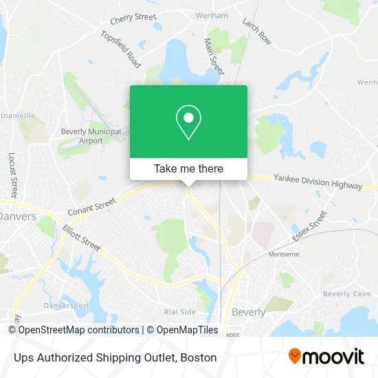 Ups Authorized Shipping Outlet map