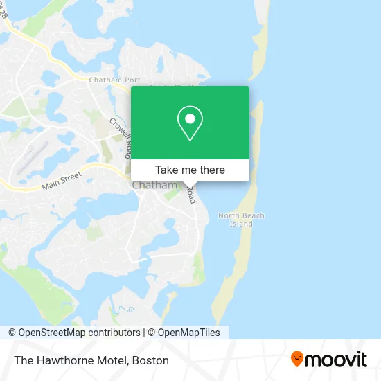 The Hawthorne Motel map