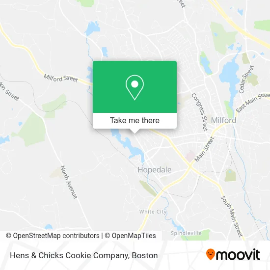 Hens & Chicks Cookie Company map