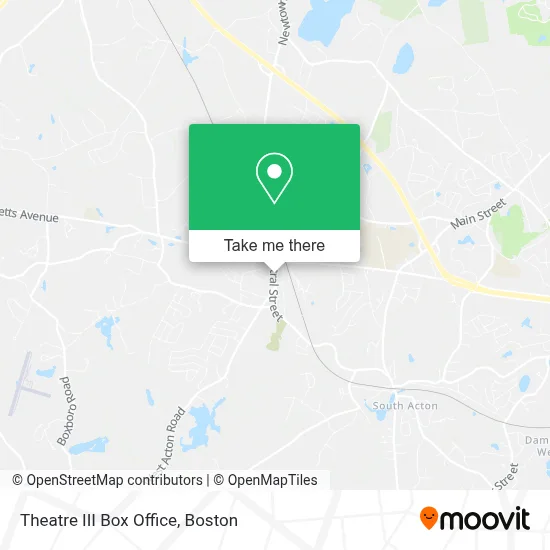 Theatre III Box Office map