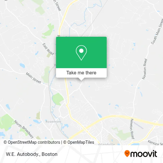 W.E. Autobody. map