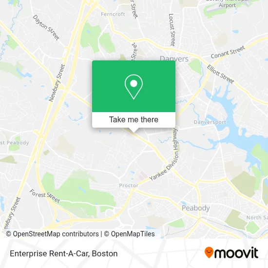 Enterprise Rent-A-Car map