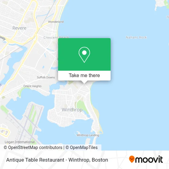 Antique Table Restaurant - Winthrop map