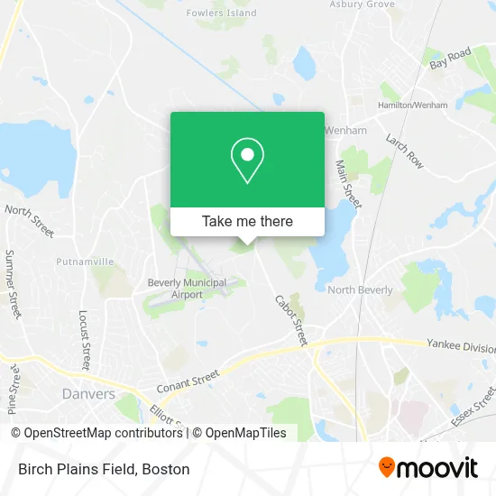 Birch Plains Field map