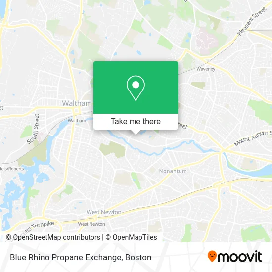 Blue Rhino Propane Exchange map