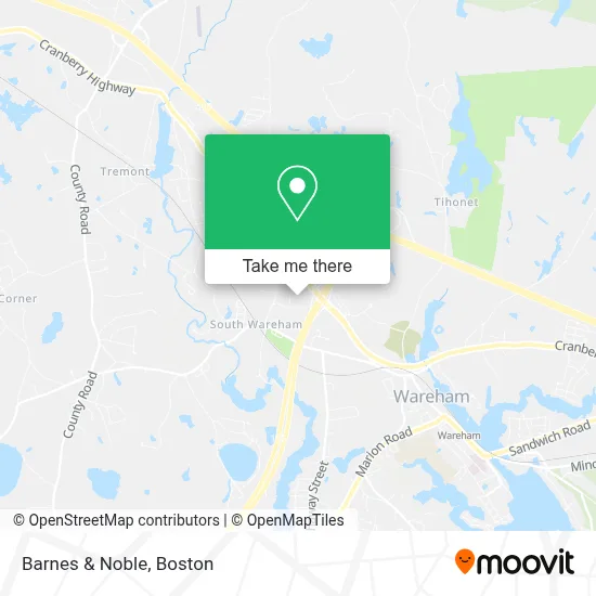 Barnes & Noble map