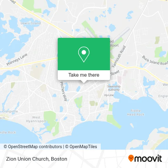 Zion Union Church map