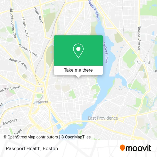 Passport Health map