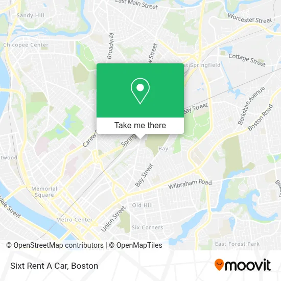 Sixt Rent A Car map