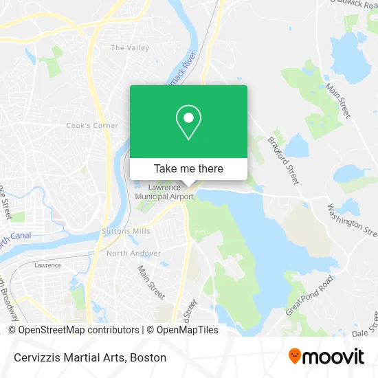 Cervizzis Martial Arts map