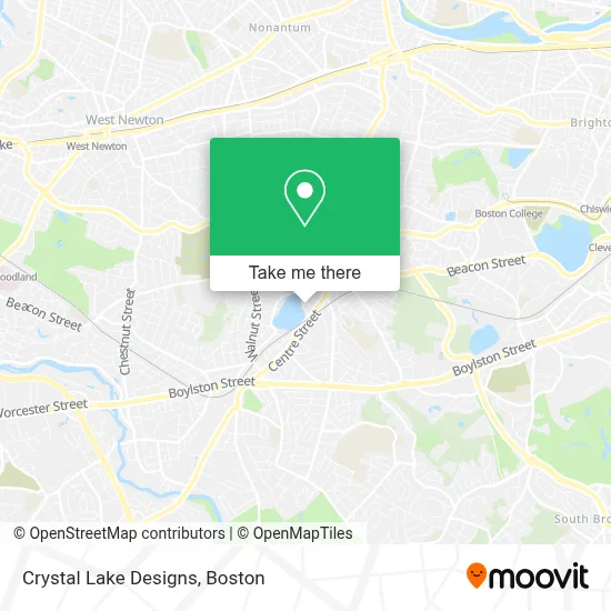 Crystal Lake Designs map