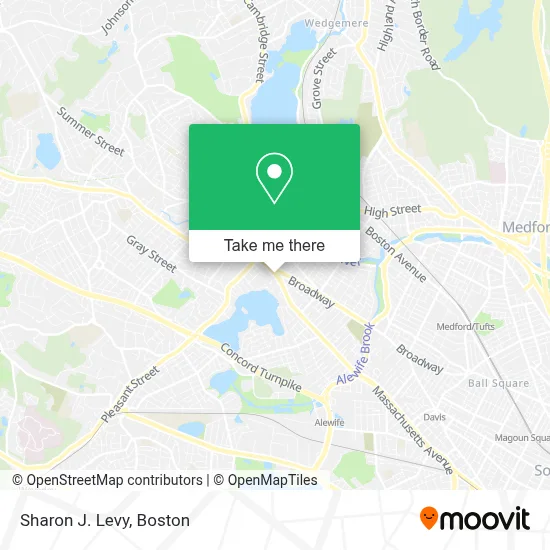 Sharon J. Levy map