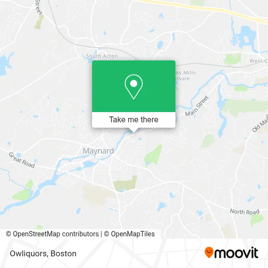 Owliquors map