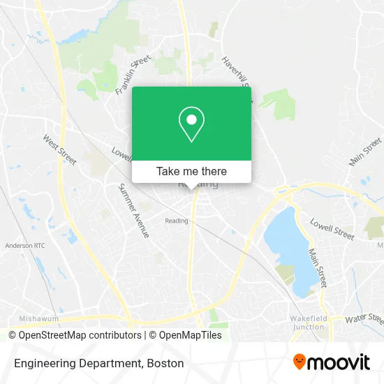 Engineering Department map