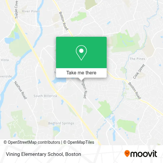 Vining Elementary School map