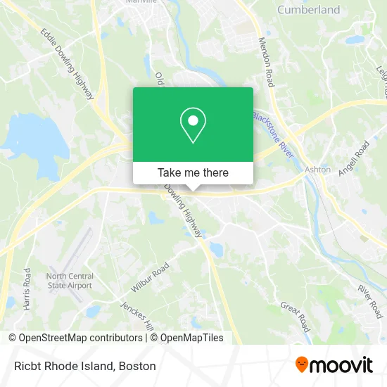 Ricbt Rhode Island map