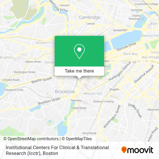 Institutional Centers For Clinical & Translational Research (Icctr) map